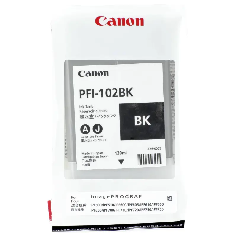 Canon PFI-102 BK tusz  czarny