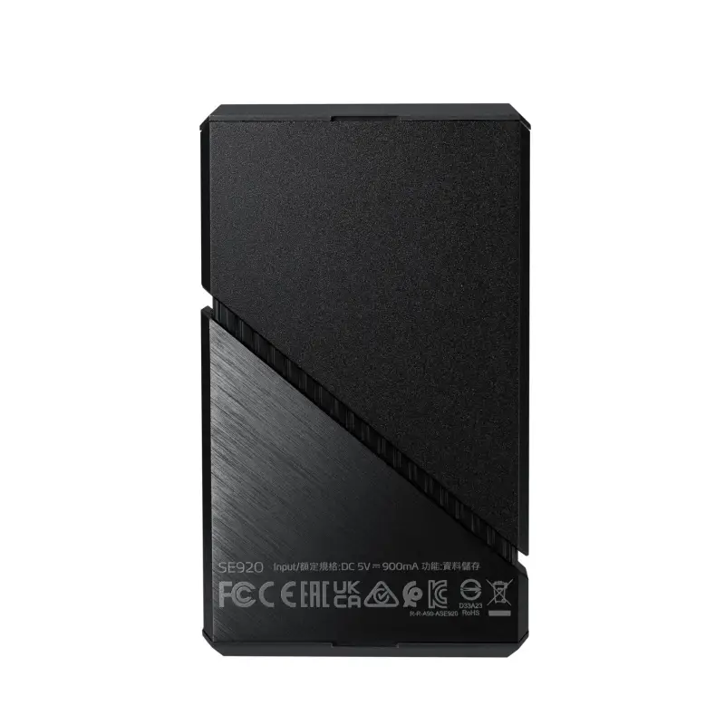 ADATA Externe SSD SE920      1TB Elite Black R/W 3800/3700 MB