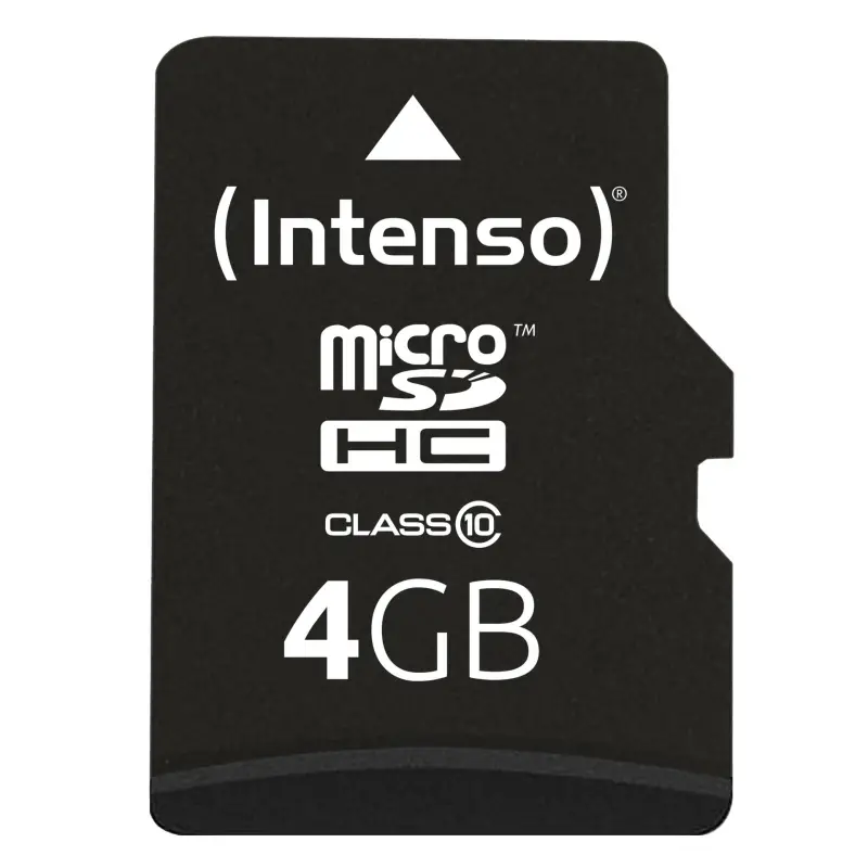 Intenso microSDHC            4GB Class 10