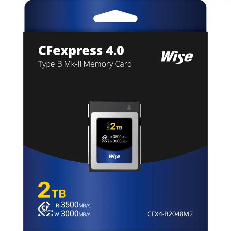 Wise CFexpress 4.0 Type B  Mk-II 2TB              WI-CFX4-B2048M2