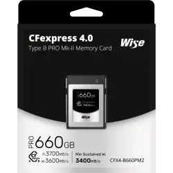 Wise CFexpress 4.0 Type B PRO 660GB MK-II      WI-CFX4-B660PM2