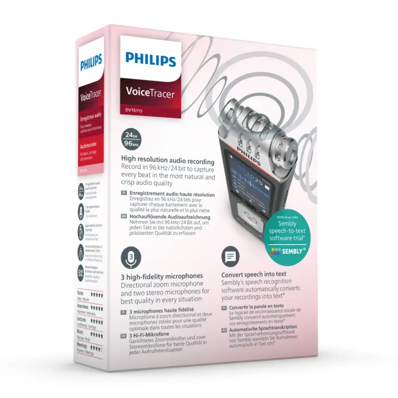 Dyktafon Philips DVT 6115