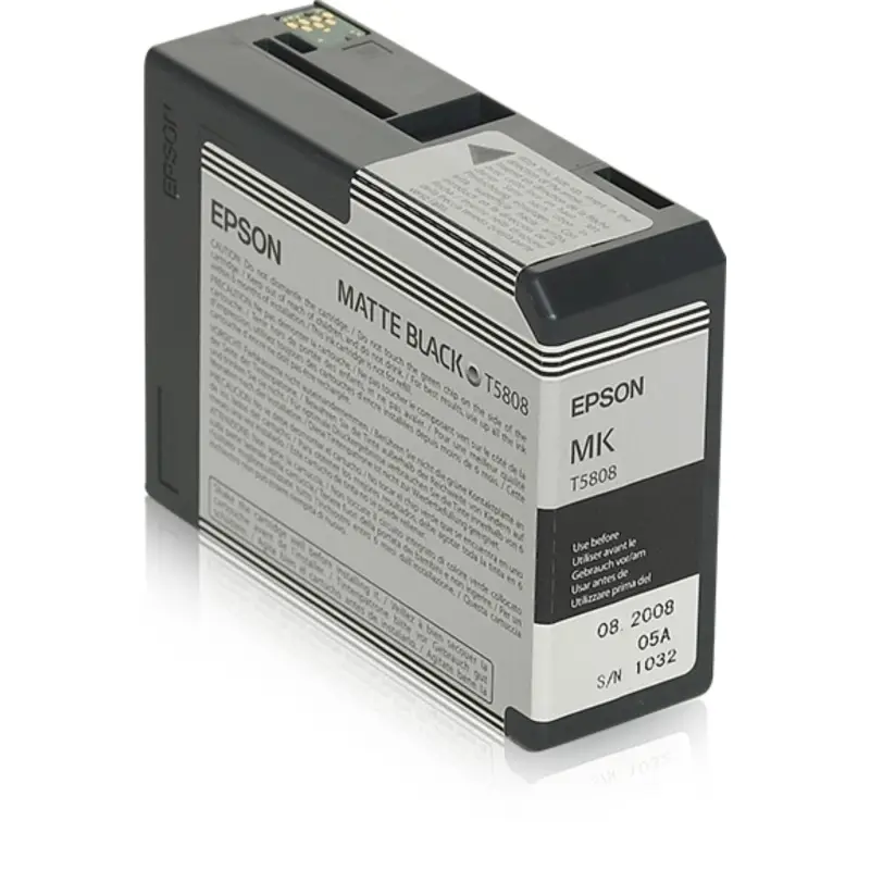 Epson tusz czarny matowy T 580  80 ml            T 58080N