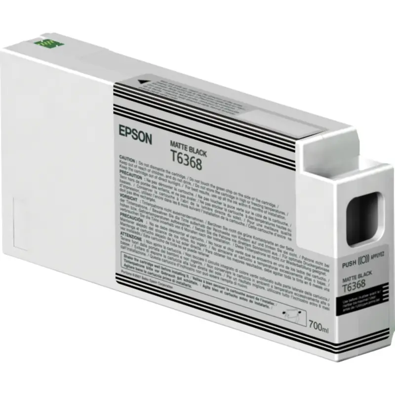 Epson Tintenpatrone matte black T 636 700 ml            T 63680N