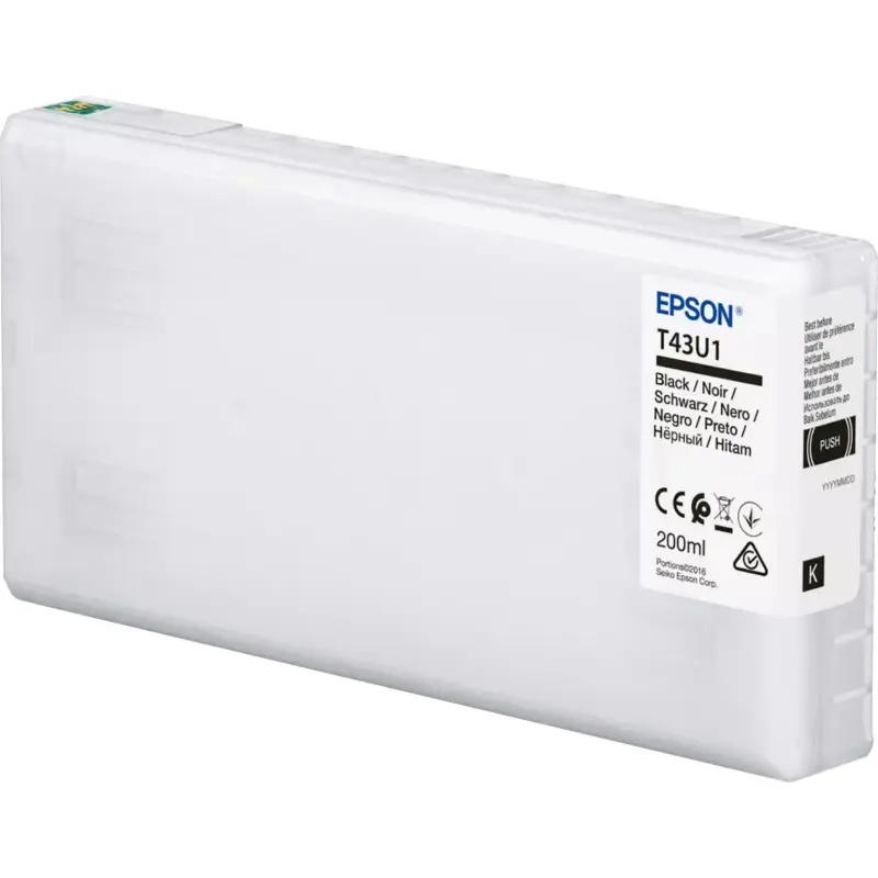 Epson Tintenpatrone schwarz T 43U 200 ml            T 43U14N