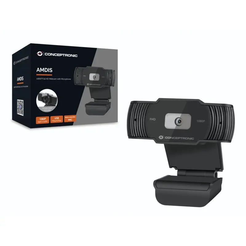 Conceptronic AMDIS04B 1080p Full HD Webcam