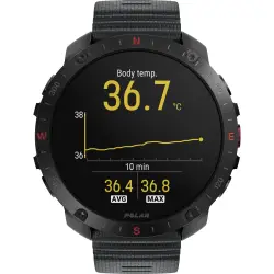 Polar Grit X2 Pro HR S-L Black