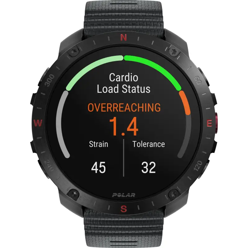 Polar Grit X2 Pro HR S-L Black