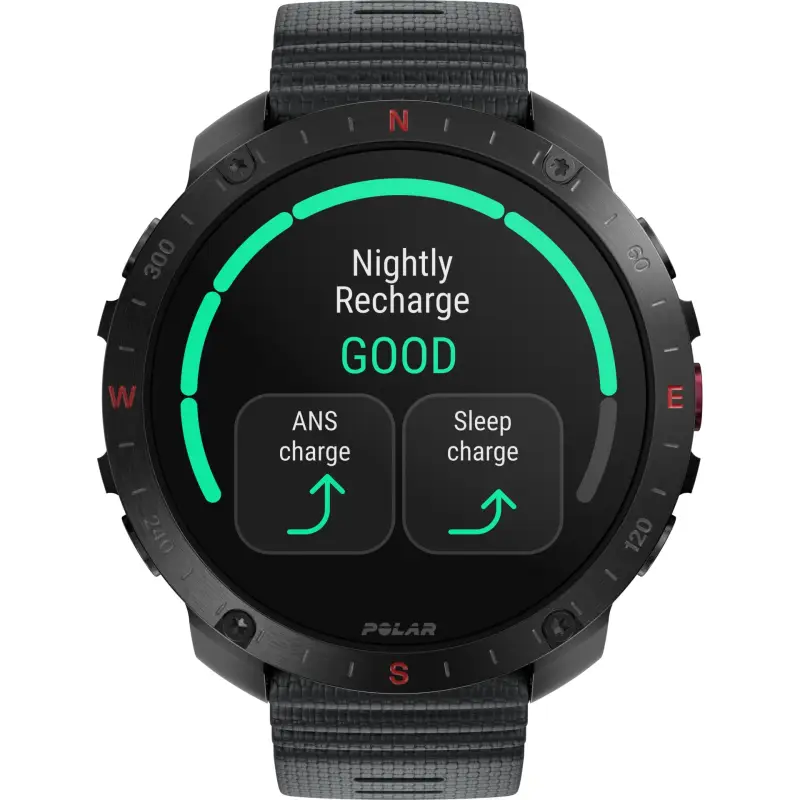 Polar Grit X2 Pro HR S-L Black