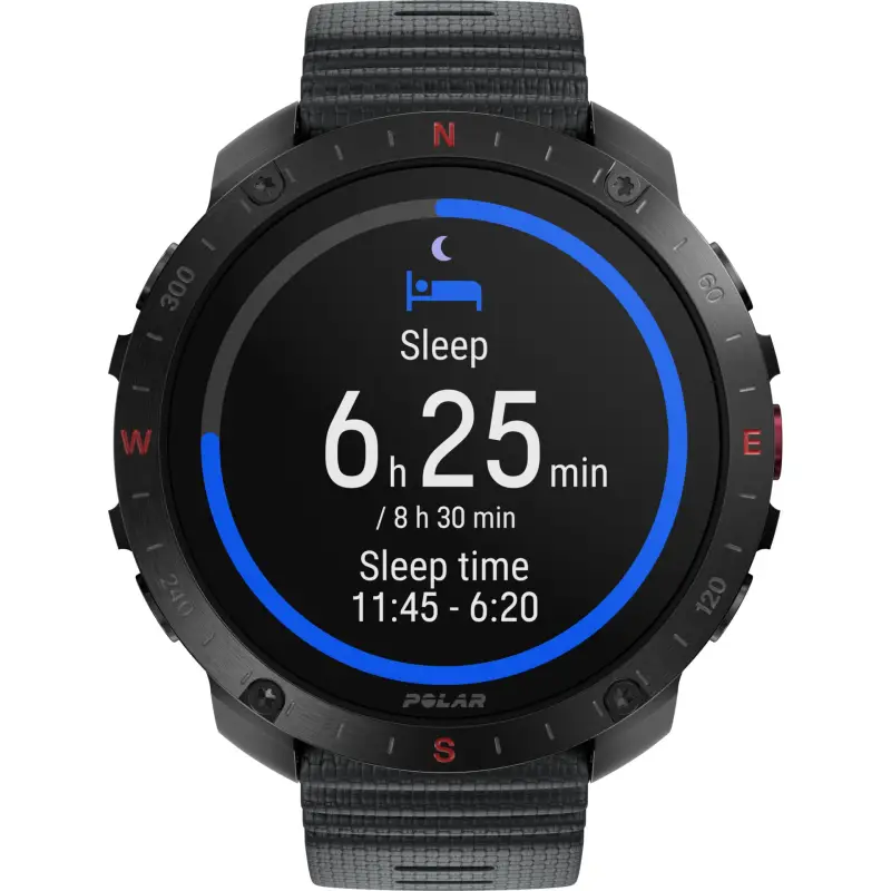 Polar Grit X2 Pro HR S-L Black