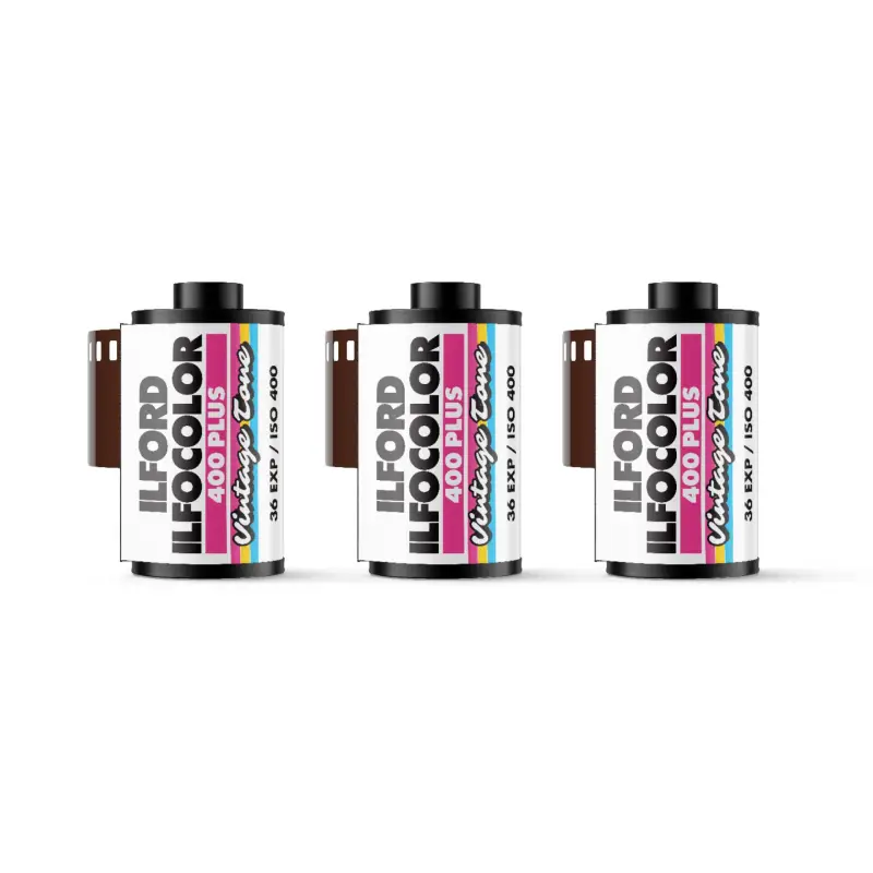 1x3 Ilford Ilfocolor 400+ 135/36 vintage tone