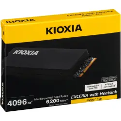 KIOXIA EXCERIA HeatSink NVMe 4TB M.2 2280 PCIe Gen4x4