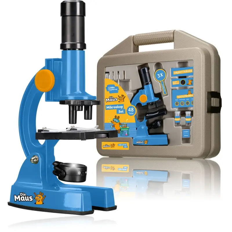 DieMaus Kindermikroskop-Set mit Koffer
