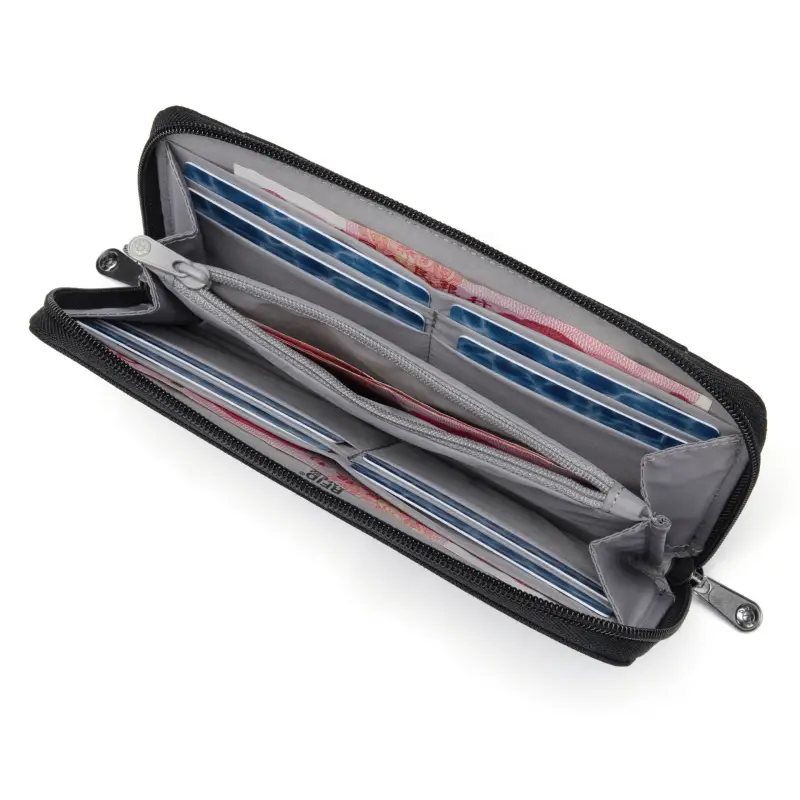 Pacsafe RFIDsafe Continental Wallet schwarz