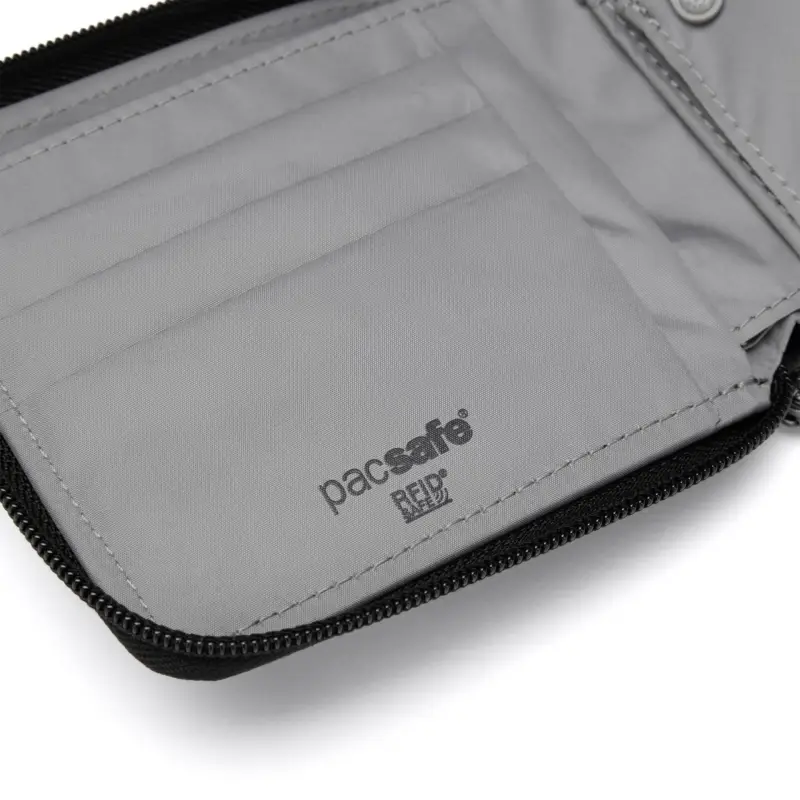 Pacsafe RFIDsafe Zip Around Wallet schwarz