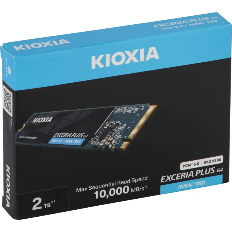 KIOXIA EXCERIA PLUS G4 NVMe  2TB M.2 2280 PCIe Gen5x4 BiCS FLASH