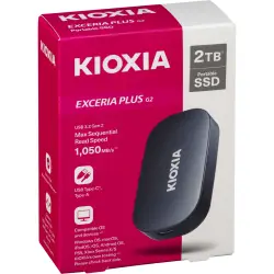 KIOXIA EXCERIA PLUS G2    2000GB Portable SSD USB 3.2 Gen2 Type C