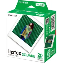 1x2 Fujifilm Instax Square Film white frame NEU