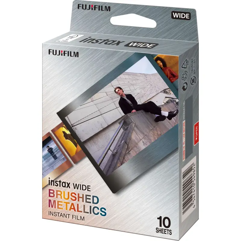 1 Fujifilm instax wide Film brushed metal