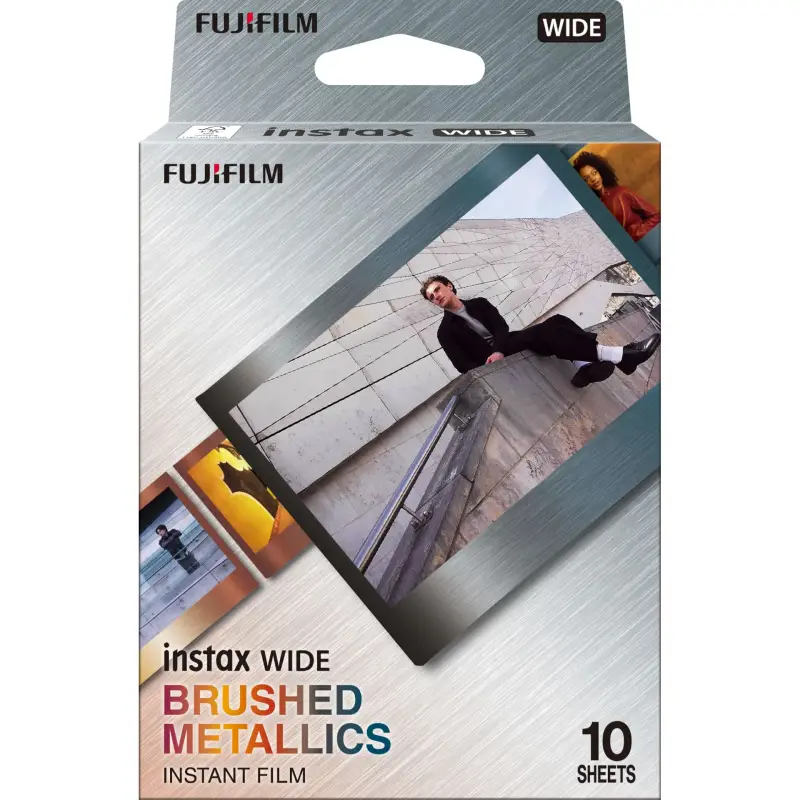 1 Fujifilm instax wide Film brushed metal
