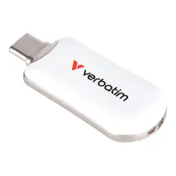 Verbatim Plectra White 128GB USB-C Flash Drive          30229