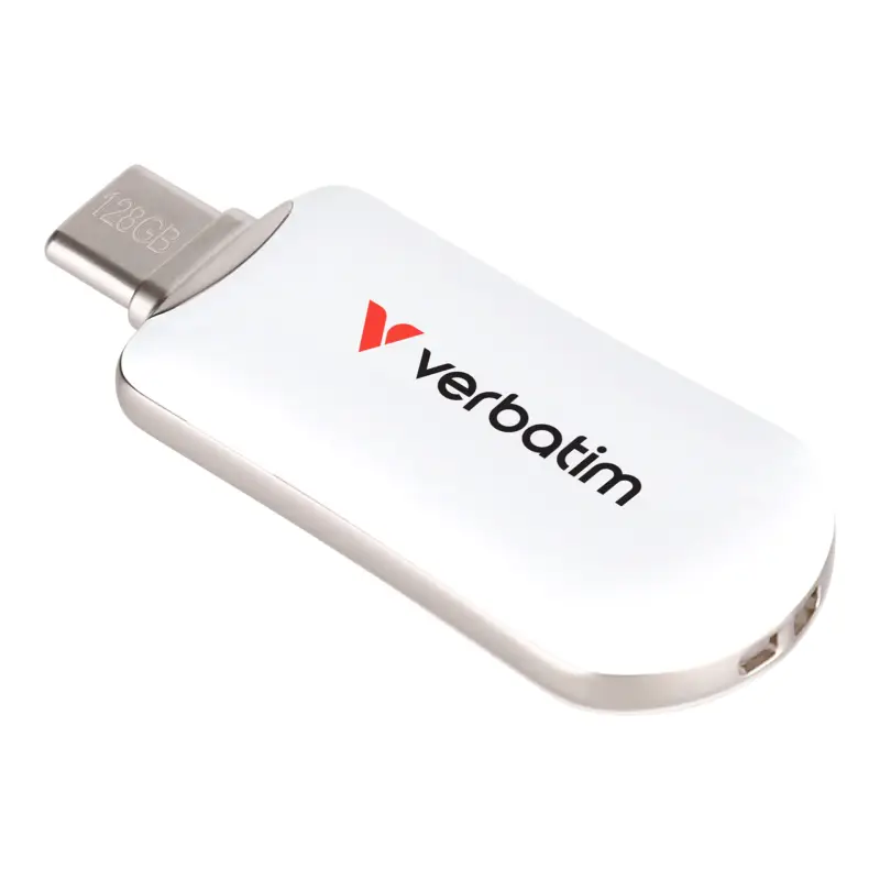 Verbatim Plectra White 128GB USB-C Flash Drive          30229