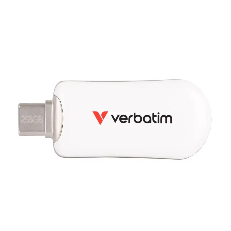 Verbatim Plectra White 256GB USB-C Flash Drive          30230