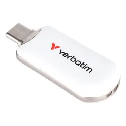 Verbatim Plectra White 256GB USB-C Flash Drive          30230