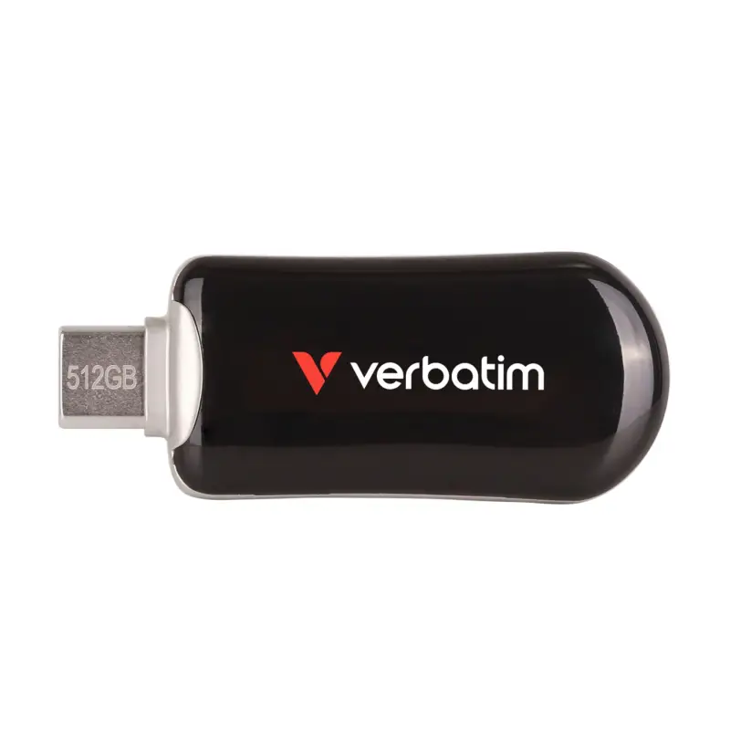 Verbatim Plectra Black 512GB USB-C Flash Drive          30227