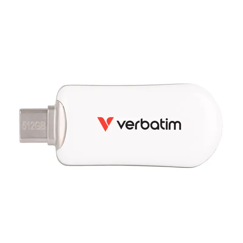 Verbatim Plectra White 512GB USB-C Flash Drive          30231