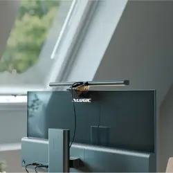 Alogic Illuminate Light Bar with 4k Autofocus Camera Space Grey