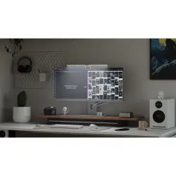 Alogic Illuminate Light Bar with 4k Autofocus Camera Space Grey