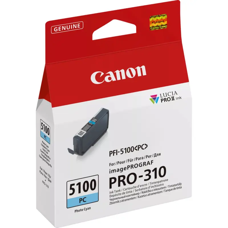 Canon PFI-5100 PC photo cyjan