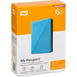 Western Digital My Passport  6TB Blau  USB 3.2 Gen 1