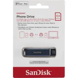 SanDisk Phone Drive  2in1   64GB USB C USB A   SDIXD0N-064G-GN6NN
