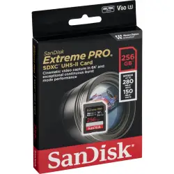 SanDisk Extreme Pro SDXC   256GB UHS-II C10 U3 V60