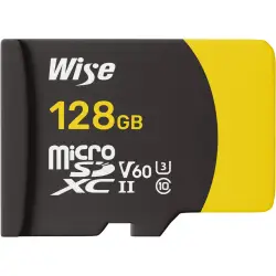 Wise microSDXC UHS-II V60  128GB R:290MBs / W:100MBs  WI-MSD-S128