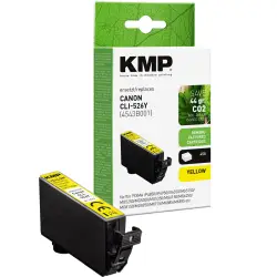 KMP tusz yellow kompatybilny z Canon CLI-526 Y