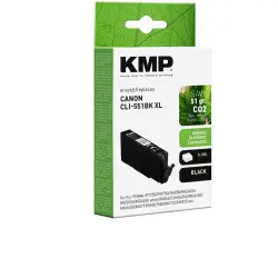 KMP tusz czarny zamiennik Canon CLI-551 BK XL 6443B001