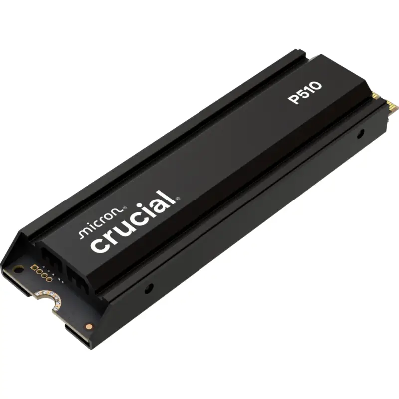 Crucial P510 Gen5 2280       1TB NVMe PCIe M.2 SSD z Heatsink