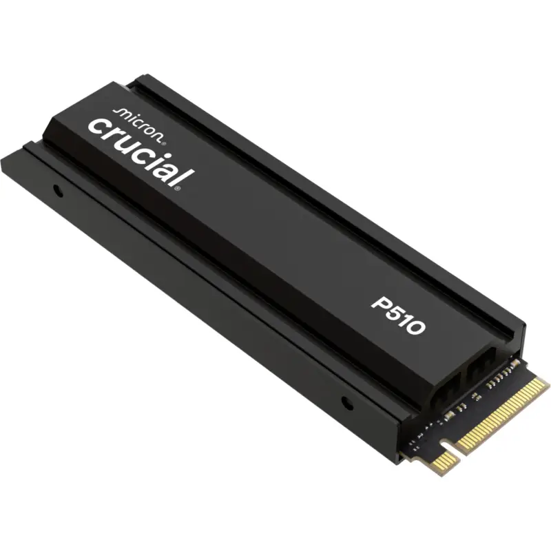 Crucial P510 Gen5 2280       1TB NVMe PCIe M.2 SSD z Heatsink