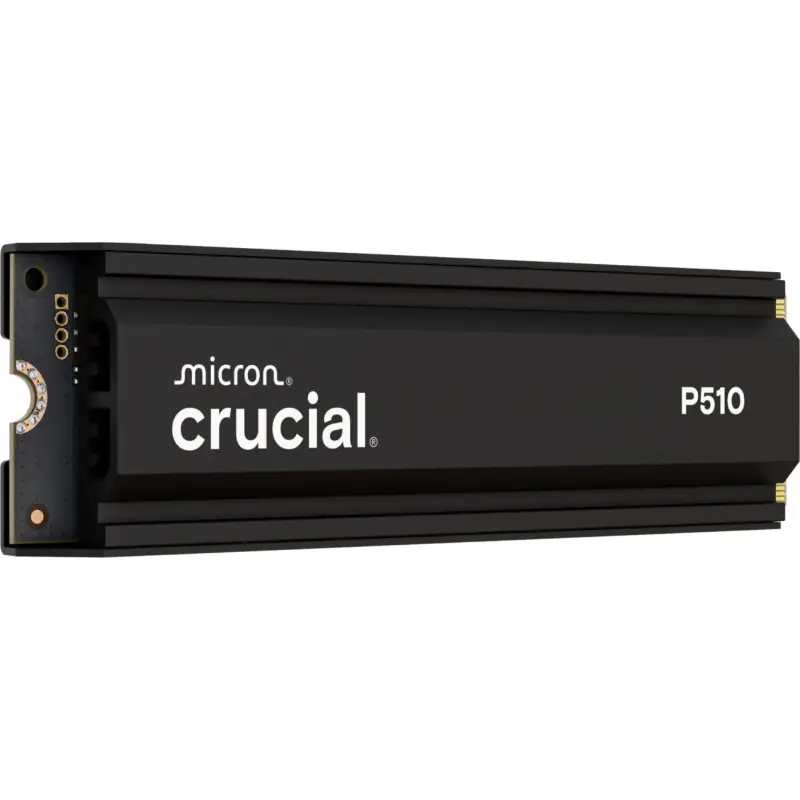 Crucial P510 Gen5 2280       2TB NVMe PCIe M.2 SSD z Heatsink