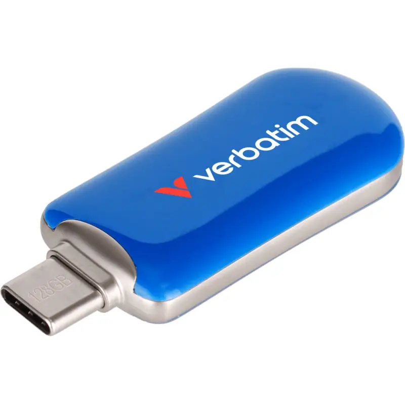 Verbatim Plectra blue 128GB USB-C Flash Drive 30233