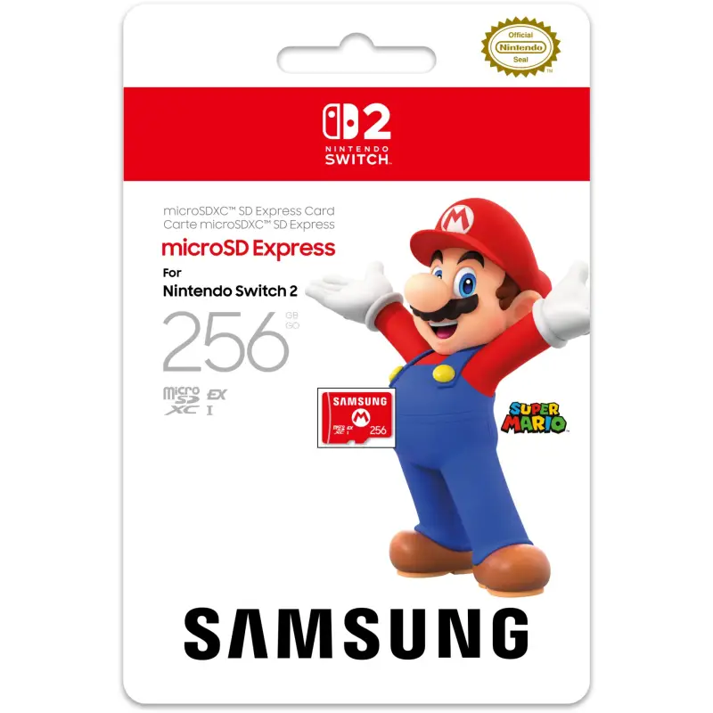 Nintendo Samsung mircoSD EXPRESS Card 256 GB