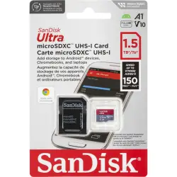 SanDisk Ultra microSDXC A1 1,5TB 150MB/s Adapt.SDSQUAC-1T50-GN6MA