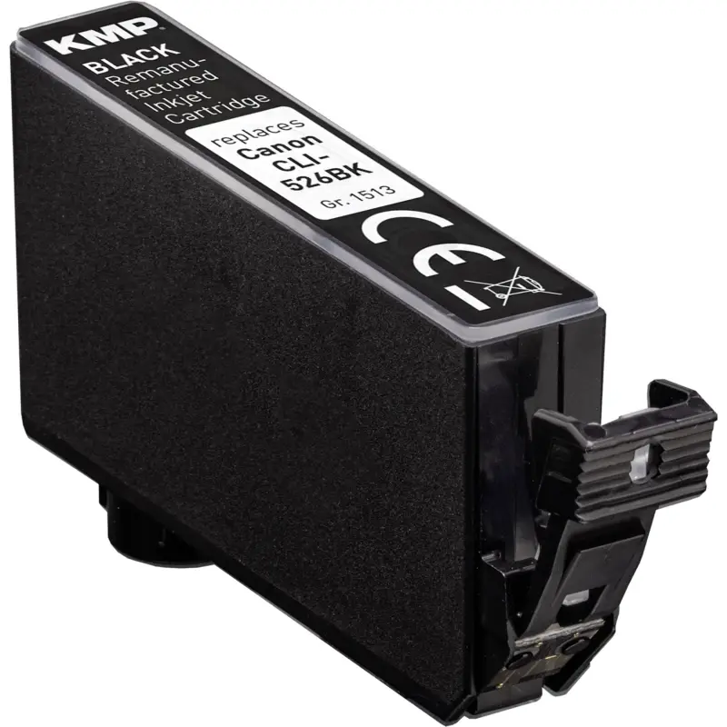 KMP ink black replaces Canon CLI-526 BK 4540B001