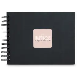 Hama  Fine Art  Spiral NewBlack 24x17 50 schwarze Seiten    9833