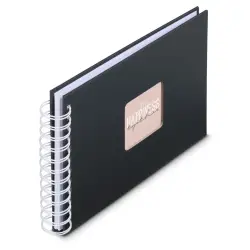 Hama  Fine Art  Spiral NewBlack 24x17 50 weiße Seiten    9830