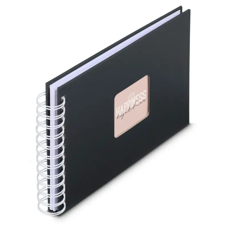 Hama  Fine Art  Spiral NewBlack 24x17 50 weiße Seiten    9830