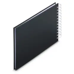 Hama  Fine Art  Spiral NewBlack 24x17 50 weiße Seiten    9830